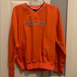 Oklahoma state windbreaker pullover